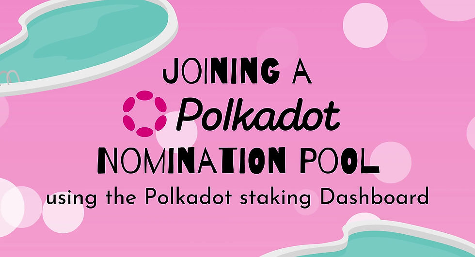 Joining a pool on Polkadot's new staking dashboard